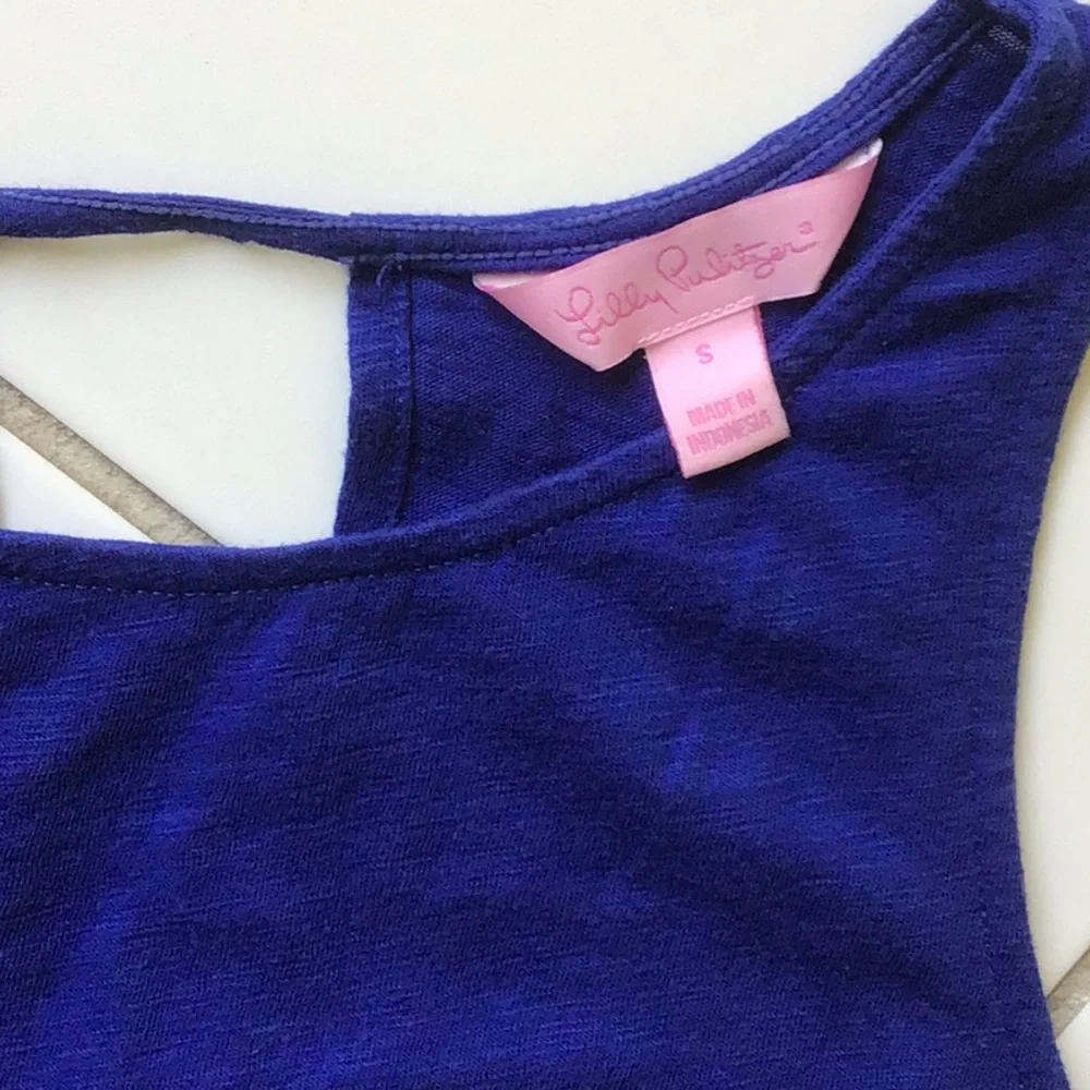 Lilly Pulitzer tank with tassels - Picture 3 of 5